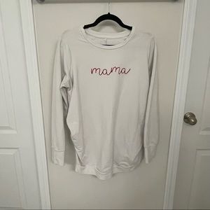 Maternity MAMA pullover